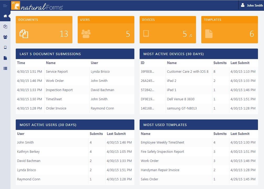 naturalForms Mobile Forms Solution