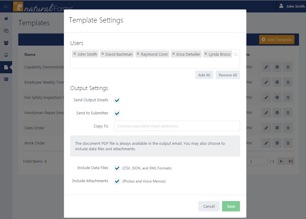 naturalForms Mobile Forms Solution